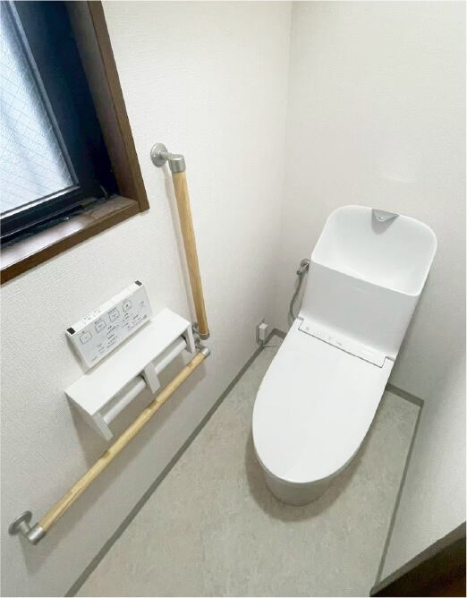 トイレ交換・内装工事 After